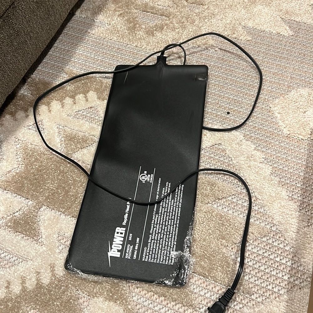 IPower reptile heat pad 8x18 inch 24w under tank terrarium warming heat mat